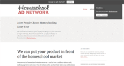 Desktop Screenshot of homeschooladnetwork.com