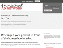 Tablet Screenshot of homeschooladnetwork.com